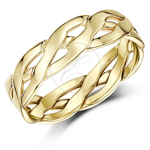 9ct yellow gold ring hand - yellow,