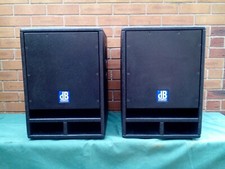 db technologies Opera 12" passive sub-woofer.''Pair''