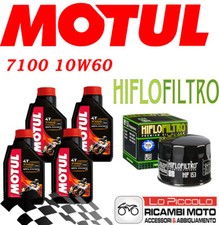 Ducati Monster S2R 1000 2006 2008 CUTTING KIT 4 LT MOTUL 7100 10W60 + FILTER