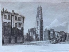 ENGRAVINGS 1832 St DUNSTAN`S