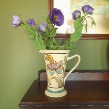 Honiton handpainted floral jug