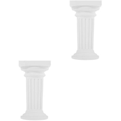 2pcs mini white roman pillars - 2pcs,