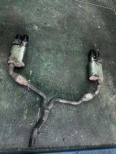 CHRYSLER 300C 3.5 PETROL V6 EXHAUST CENTRE PIPE & BACK BOXES AFTERMARKET BLACK