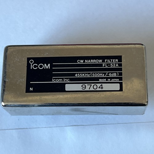 Icom 52a 500hz filter - icom, fl-52a