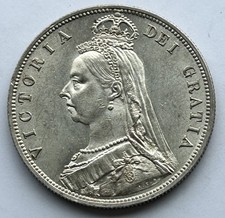 1887 Victoria Silver Half