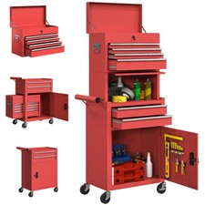 HOMCOM Tool Cabinet with 6