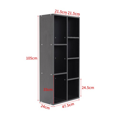 Cube 5 tier bookcase - uk,