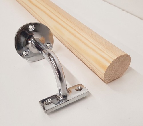 Pine 54mm mopstick round stair
