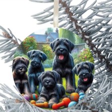 Giant Schnauzer Dog Hanging Bauble Gift Present Decoration Christmas 