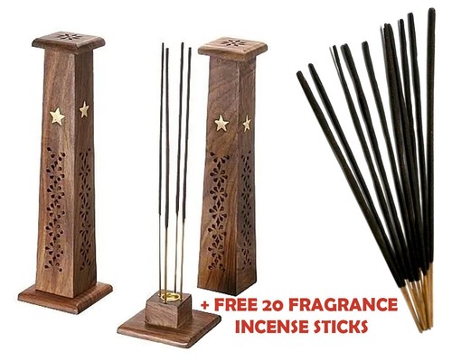 Wooden tall box incense - wooden,