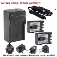 NB-2LH Battery or AC Charger for Canon EOS 350D 400D Rebel XT Digital Rebel Xti