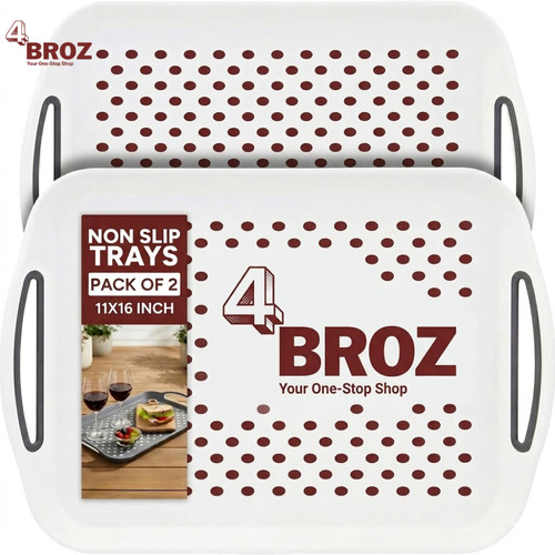 Serving trays set non - of, 2