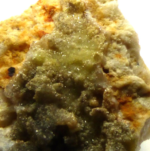 Green pyromorphite crystals - green,