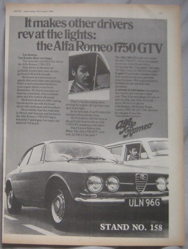 1968 alfa romeo - 1968, gtv
