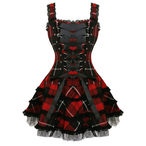 Hell bunny tartan dress size - hell,