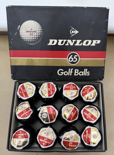 Vintage dunlop golf - 65, balls