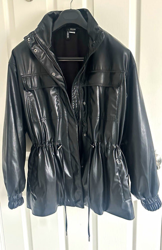 Women black faux - h&m,