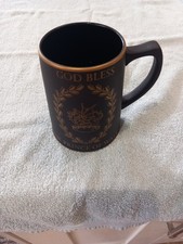 Vintage 1969 Wedgwood Prince of Wales Basalt Tankard designed by Norman Wilson