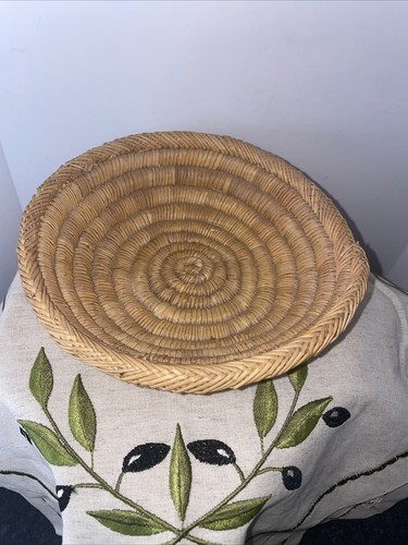 Woven wicker fruit and bread - wicker,