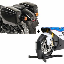 Set side suitcase + motorcycle