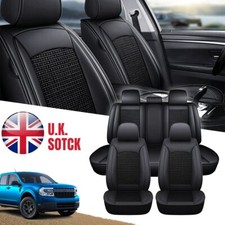For Ford Focus Mondeo Leather Full Set 5 Seat Covers Front & Rear Protector UK