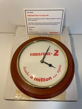 Vodaphone mobile phone Dealer Clock - 2 million customers, late 1980s.
