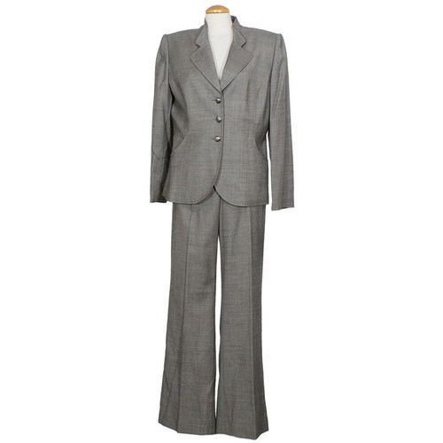 Tahari gray fine zig zag - gray,
