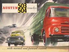 Austin 503 & 504 Trucks 1959-1960 UK Market Sales Brochure