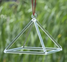 8 Inch Crystal Pyramid Wind