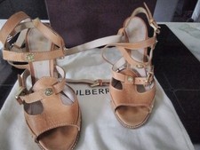 Mulberry Roxanne Ankle Sandal Smooth Saddle Tan Size 7