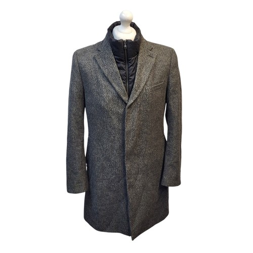 Jeff banks overcoat - jeff, grey