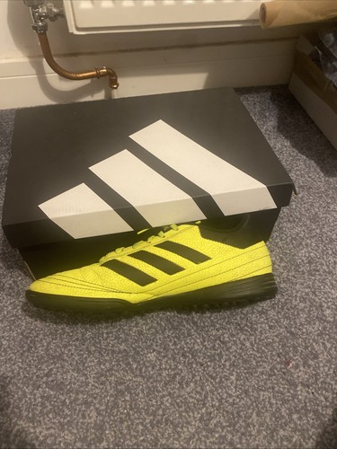 Yellow adidas astro turf boots - turf,
