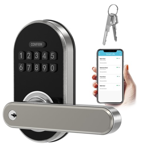 Silver smart keypad - silver,