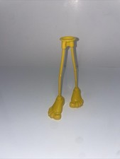  1977 Weeble Wobble Circus Yellow Stilts Legs Replacement  6"