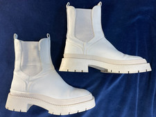 Next Women Forever Comfort Sandstone Water Resistant Ankle Boots UK size 6 - VGC