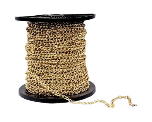 Brass plated chain - plated,