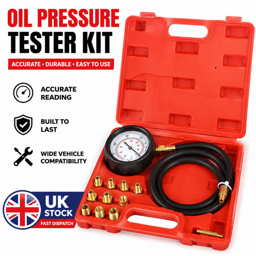 Oil pressure tester kit - oil,