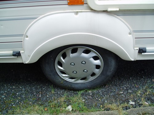 Caravan wheel arch cover spat - ,