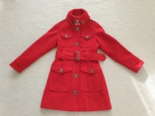 Next Girls Formal Dressy Tailored Coat with Belt Age 9- 10 Years Duffle Coat
