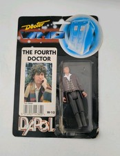 Doctor Who Dapol 4th Doctor figure good condition in original opened card 1991