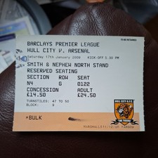 17/1/2009 Hull v Arsenal