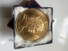 1953 Queen Elizabeth II Coronation Souvenir Medal Rolls Royce in Box