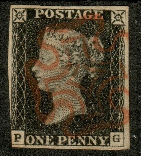 1840 penny - 1840, (pg)
