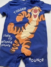 By DISNEY ? Bounce Bounce Tigger One Piece Outfit Baby Boys Clothing 12-18 Mths