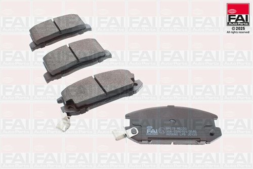 Fai rear brake pad - fai, set