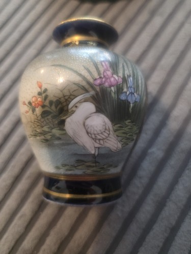 Japanese meiji miniature vase - miniature,