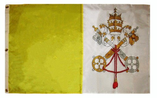 5x8 embroidered sewn vatican - 5x8,
