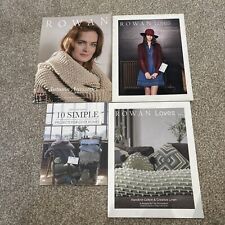4 x Knitting Pattern Boots Rowan Loves & Sarah Hatton Cosy Homes Felted Tweed