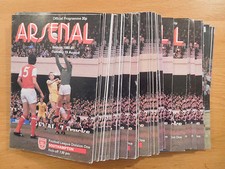 Arsenal Home & Away Programmes