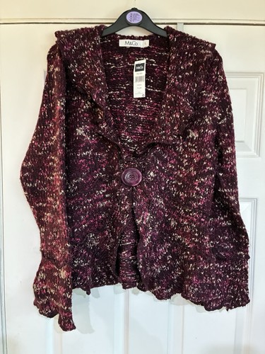 Ladies plum knitwear - ladies,